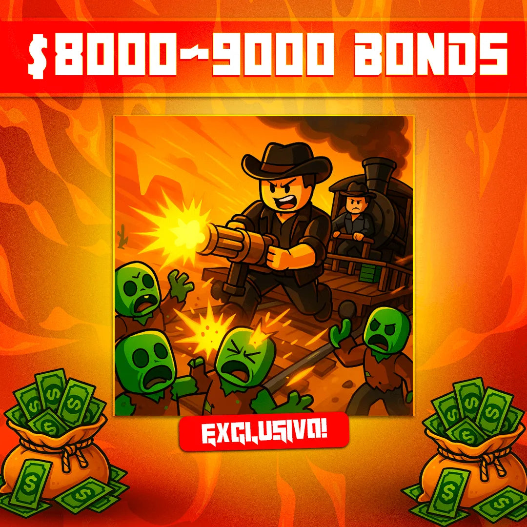 [💰] CONTA DEAD RAILS COM 8000 A 9000 BONDS - GARANTIDO!🔥